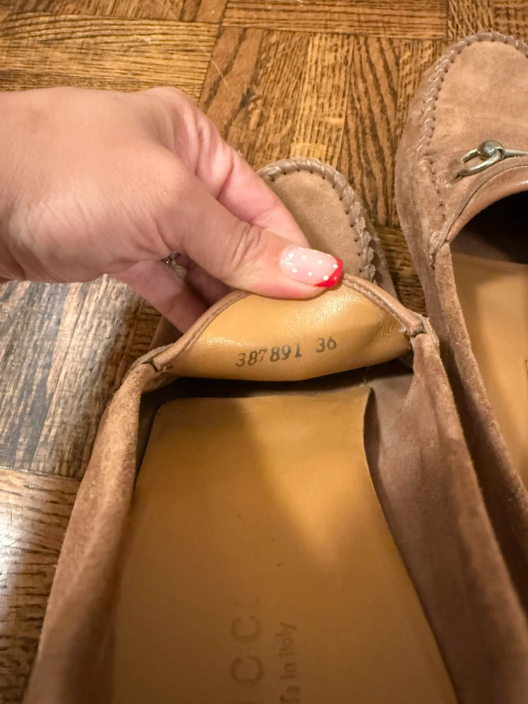 Gucci Suede Horsebit Loafers - Size 36 - photo 4
