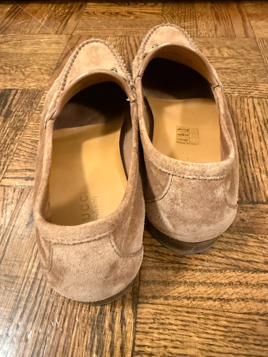 Gucci Suede Horsebit Loafers - Size 36 - photo 3
