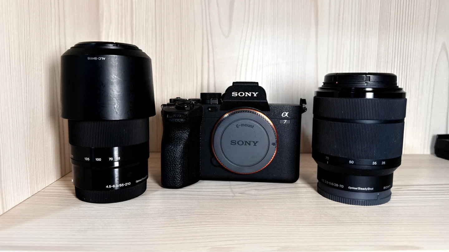 Sony A7 IV Full-Frame Camera with 2 Lenses — Like New
