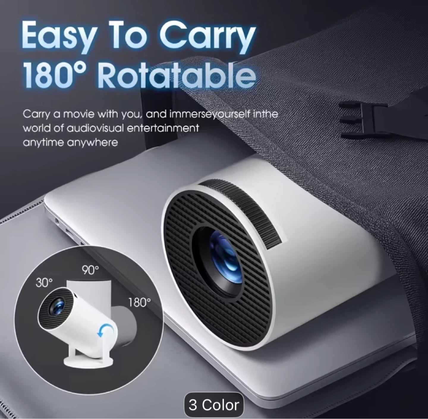 HY300 Pro Mini Projector 4K Android Projector - photo 5