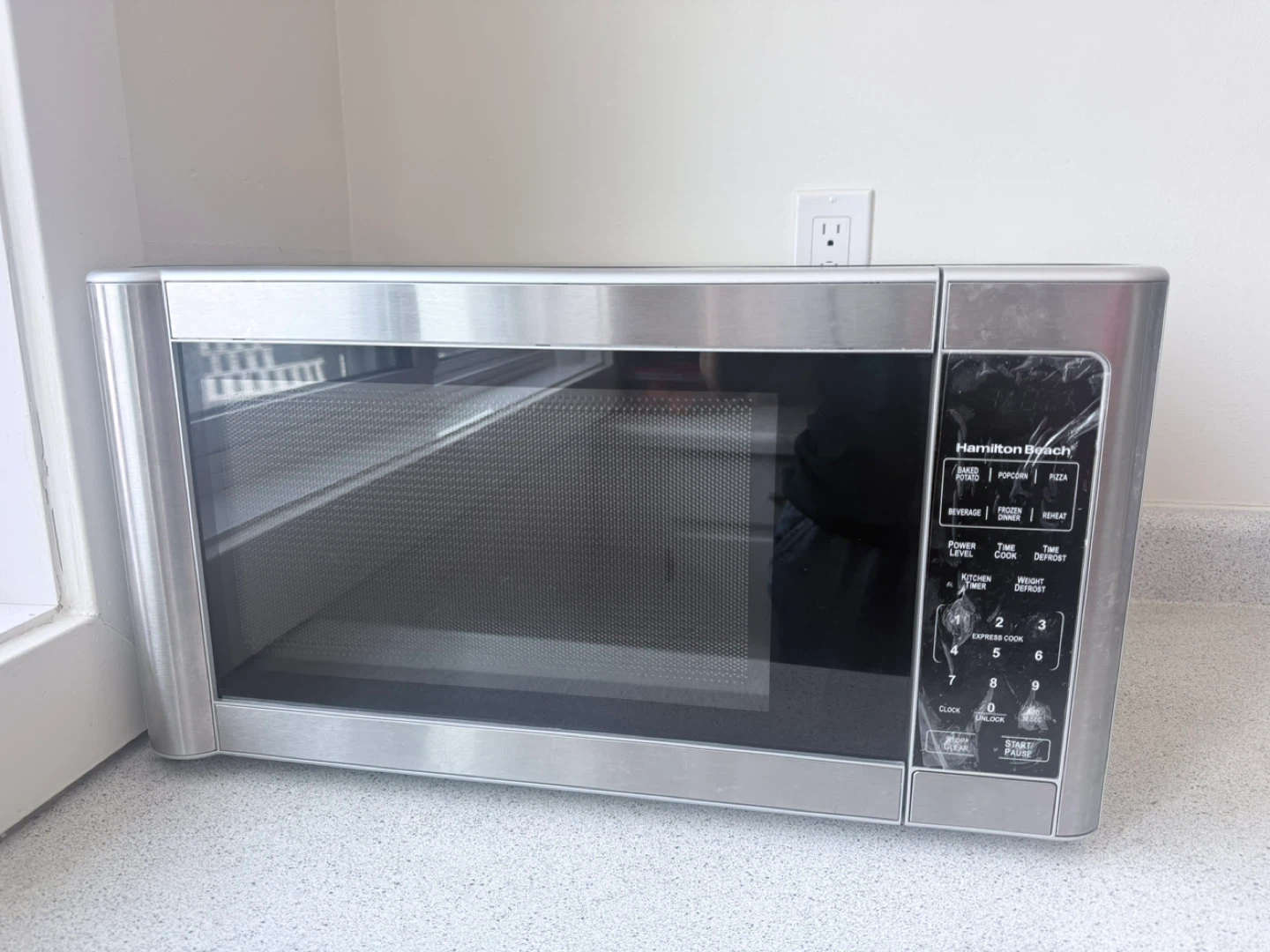 Hamilton Beach Stainless Steel Microwave Oven