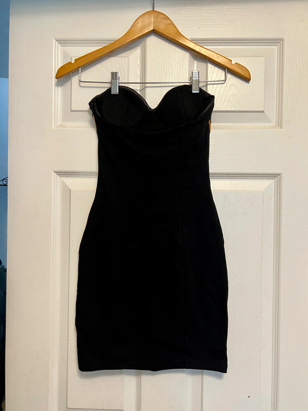 H&M Black Strapless Sequin Dress - Size XS - photo 2