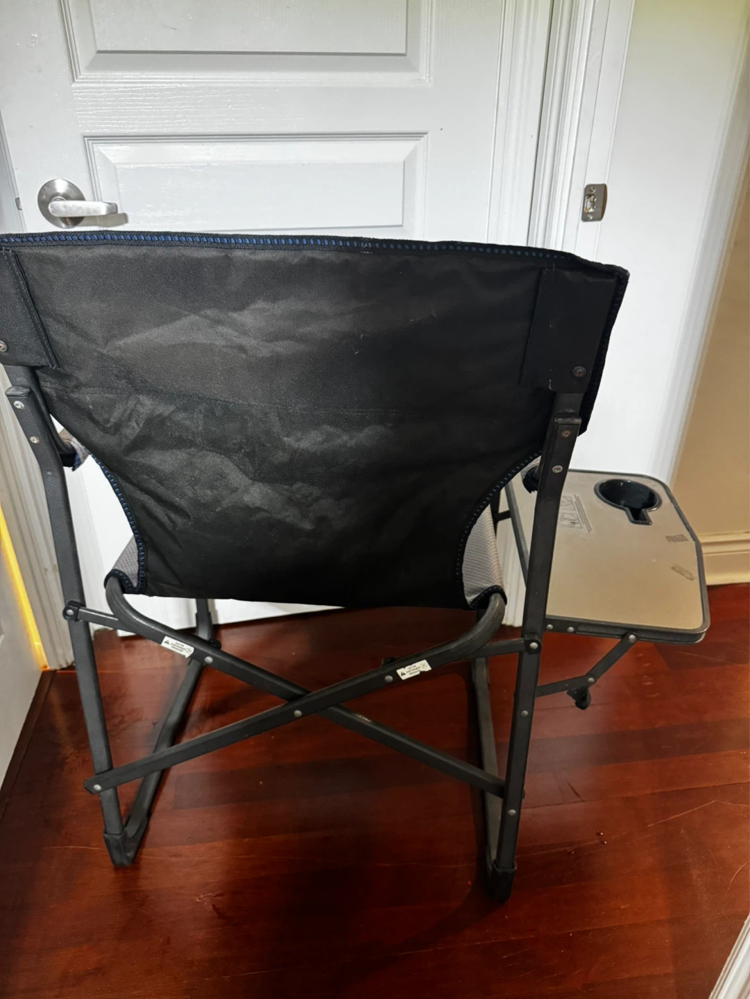 Folding Camp Chair with Side Table and Cup Holder - photo 5