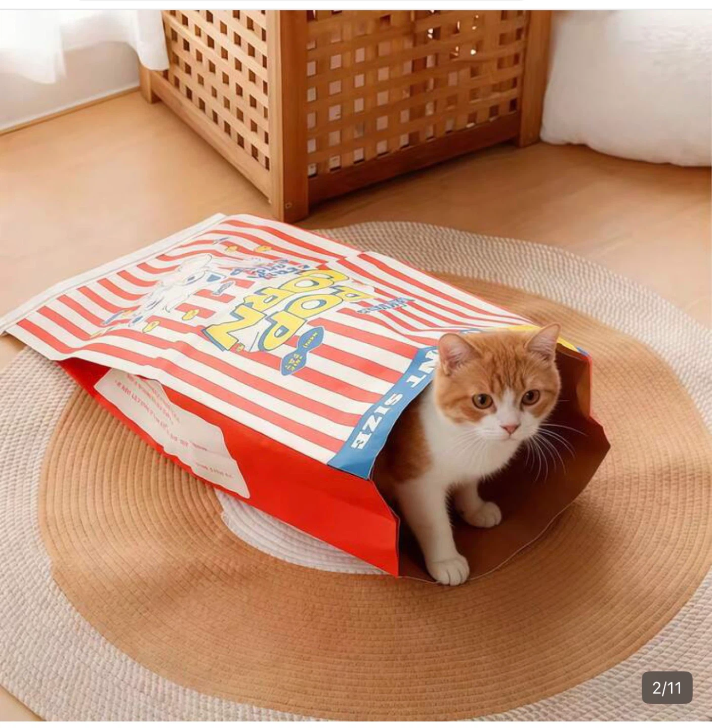 Giant Popcorn Bag Style Pet Bed - photo 4