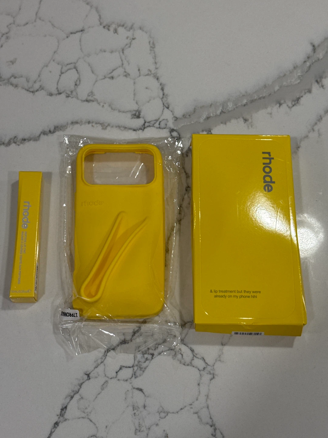 Rhode Peptide Lip Tint in a Yellow Phone Case - photo 2