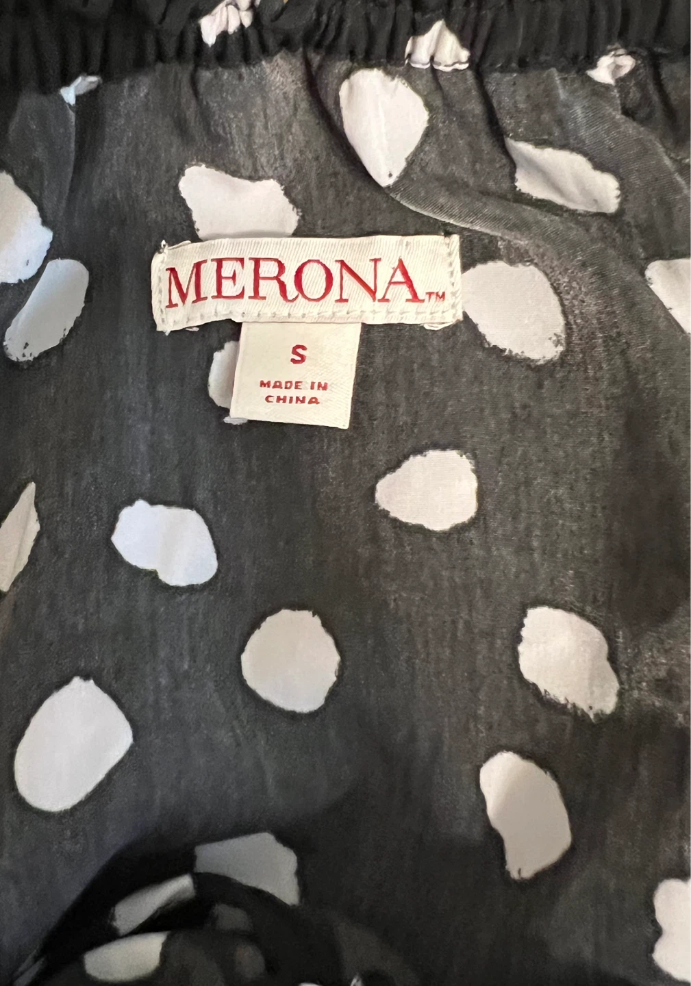 Merona Off-the-Shoulder Polka Dot Dress - Size S - photo 2