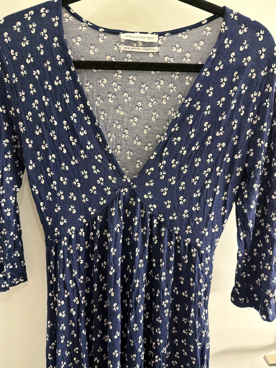 Urban Outfitters Navy Floral Print Dress M-M - photo 3