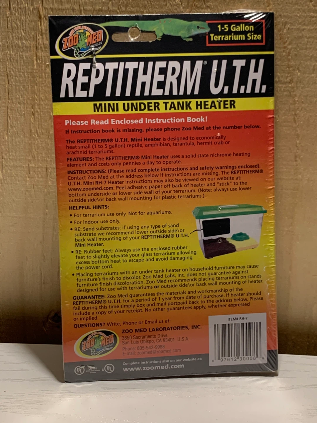 Zoo Med ReptiTherm U.T.H. Mini Under Tank Heater - photo 2