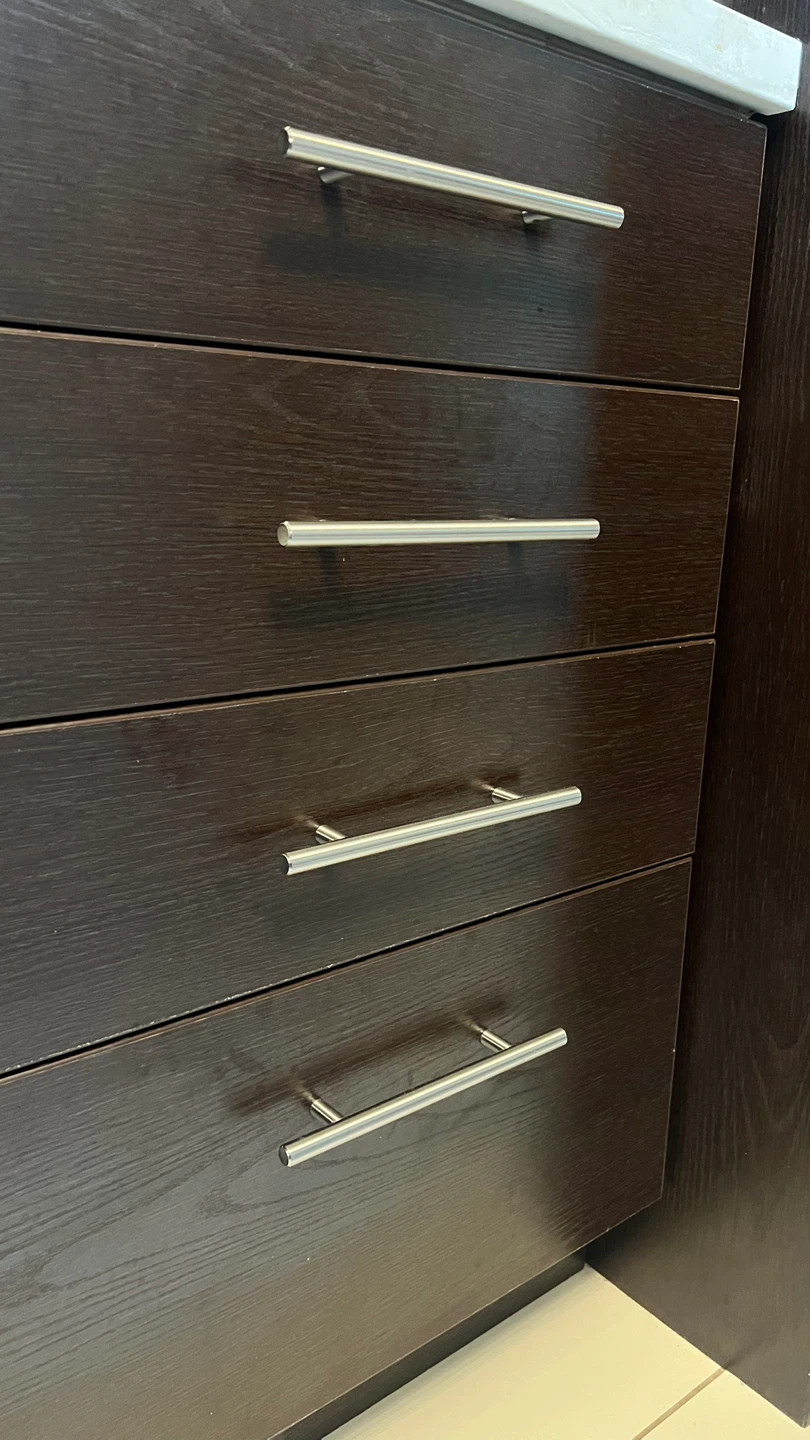 Brushed Nickel Drawer Pulls (Set of 25)