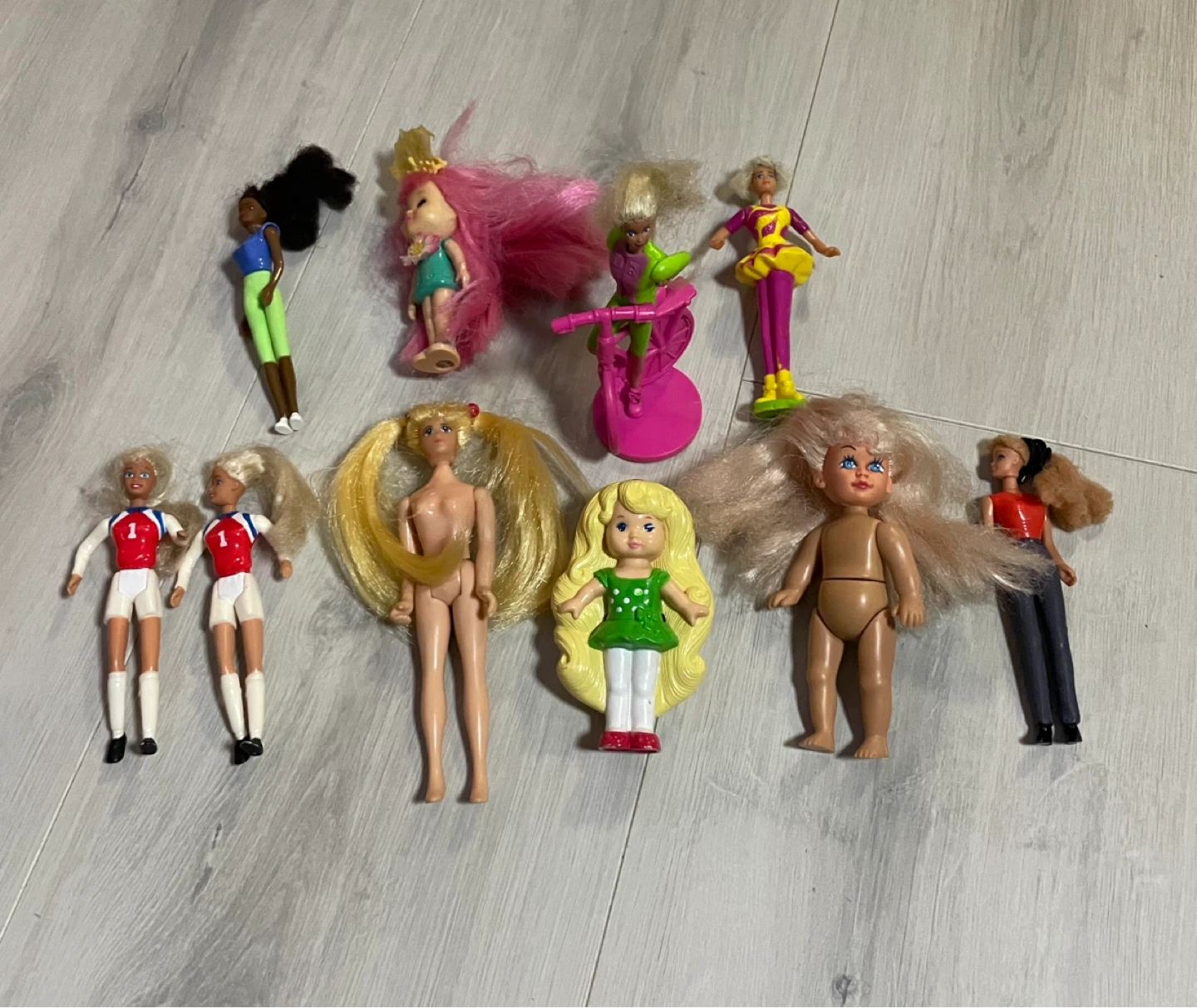 Vintage 90s Mini Barbie & Retro Doll Lot