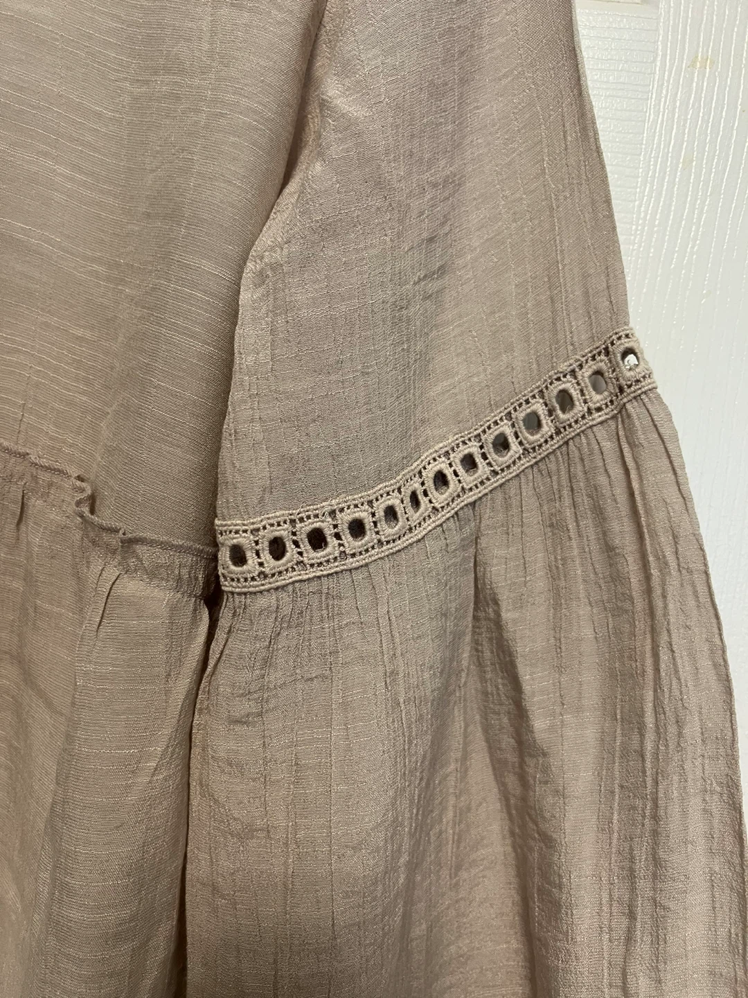 Spense Tiered Bell Sleeve Top - Size L - photo 2
