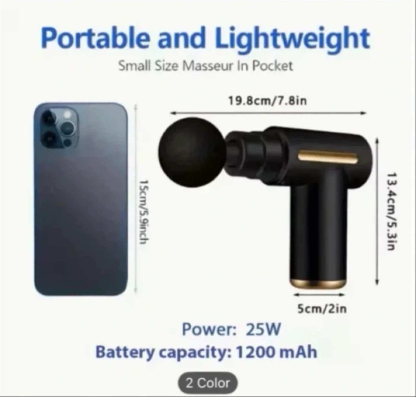 Portable Mini Massage Gun 25W