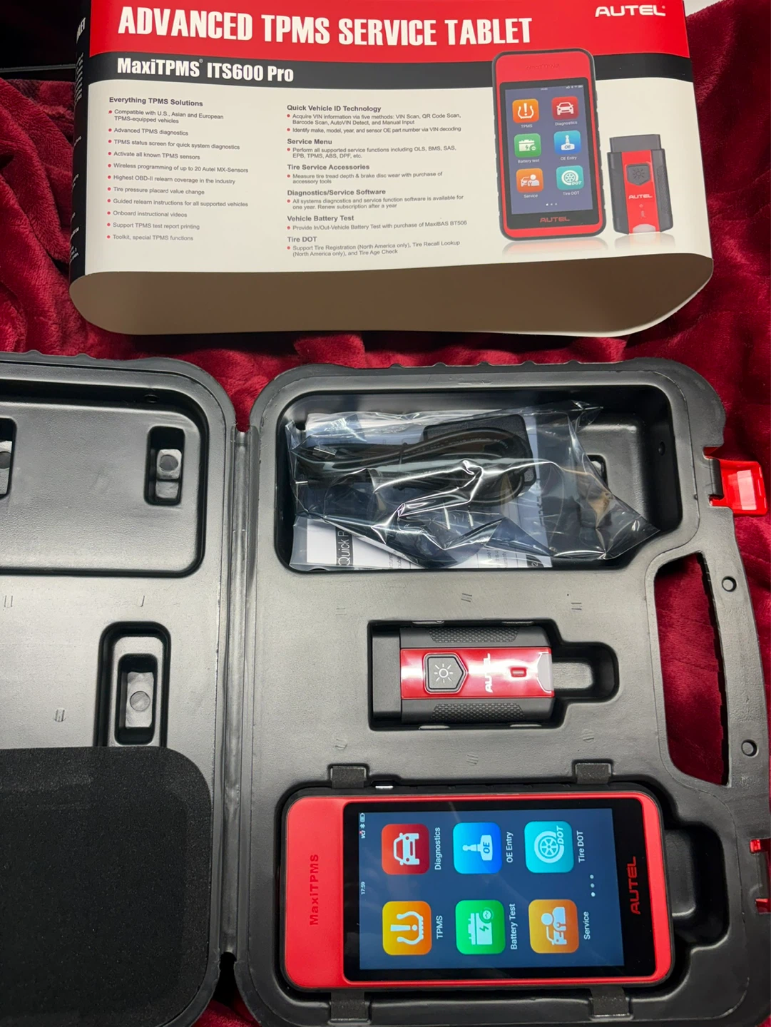 Autel MaxiTPMS ITS600 Pro TPMS Service Tablet