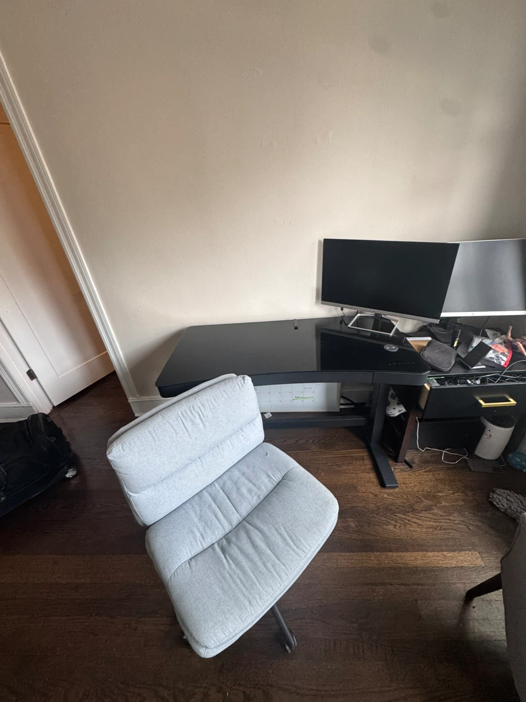 Black Motorized Standing Desk - photo 2