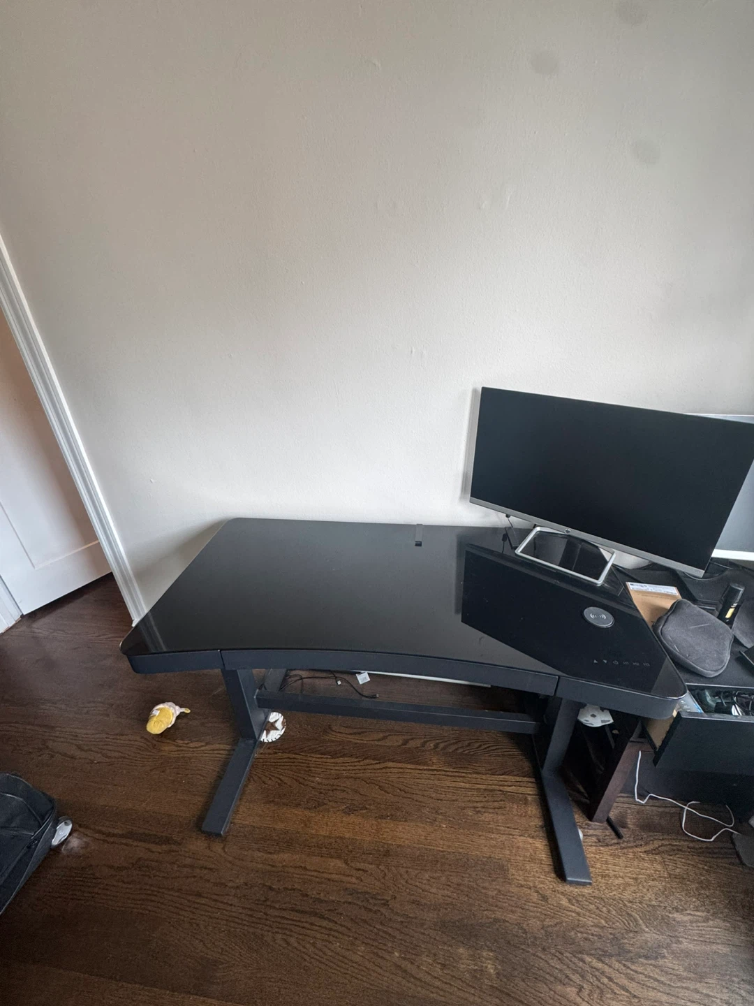 Black Motorized Standing Desk