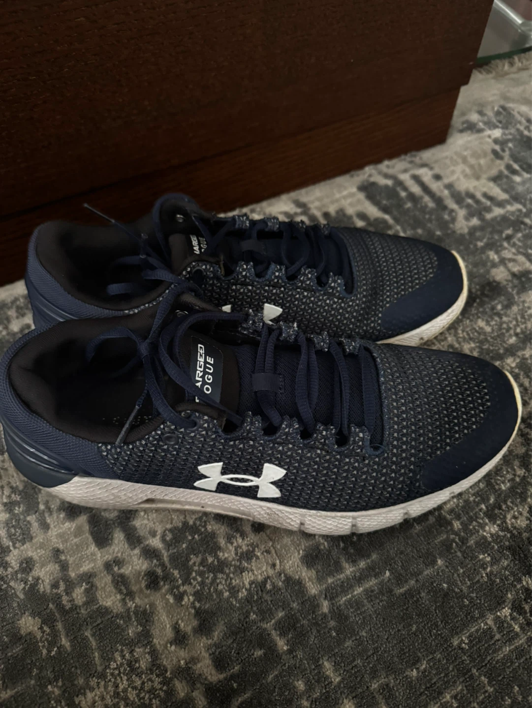 Under Armour Charged Rogue Navy Men's Running Shoes Size 11 - photo 2