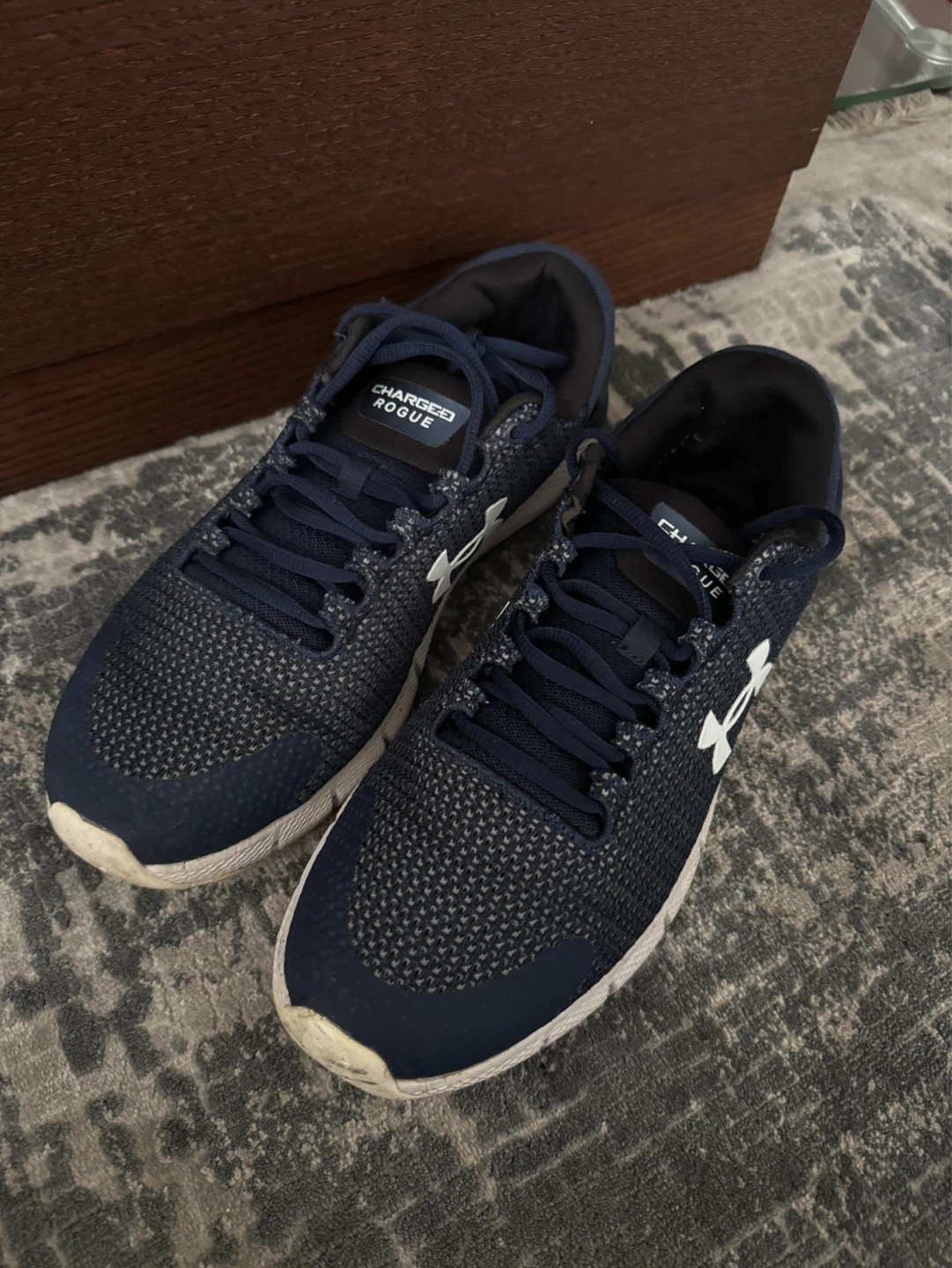 Under Armour Charged Rogue Navy Men's Running Shoes Size 11 - photo 3