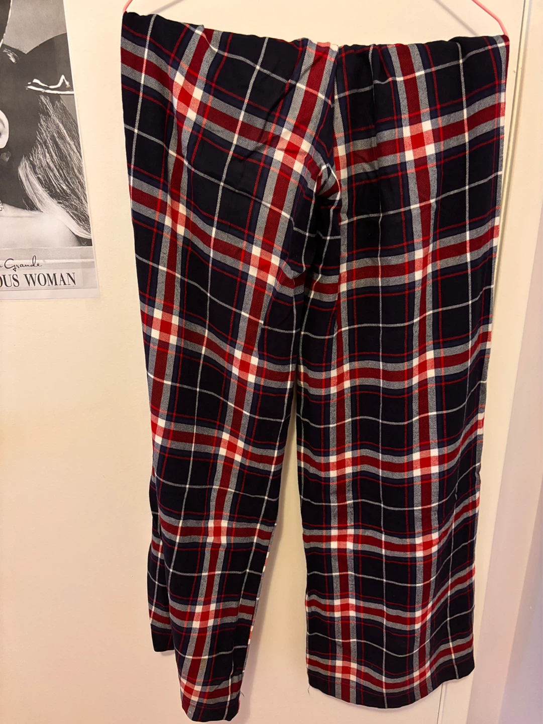 garage flannel pants navy plaid - photo 3
