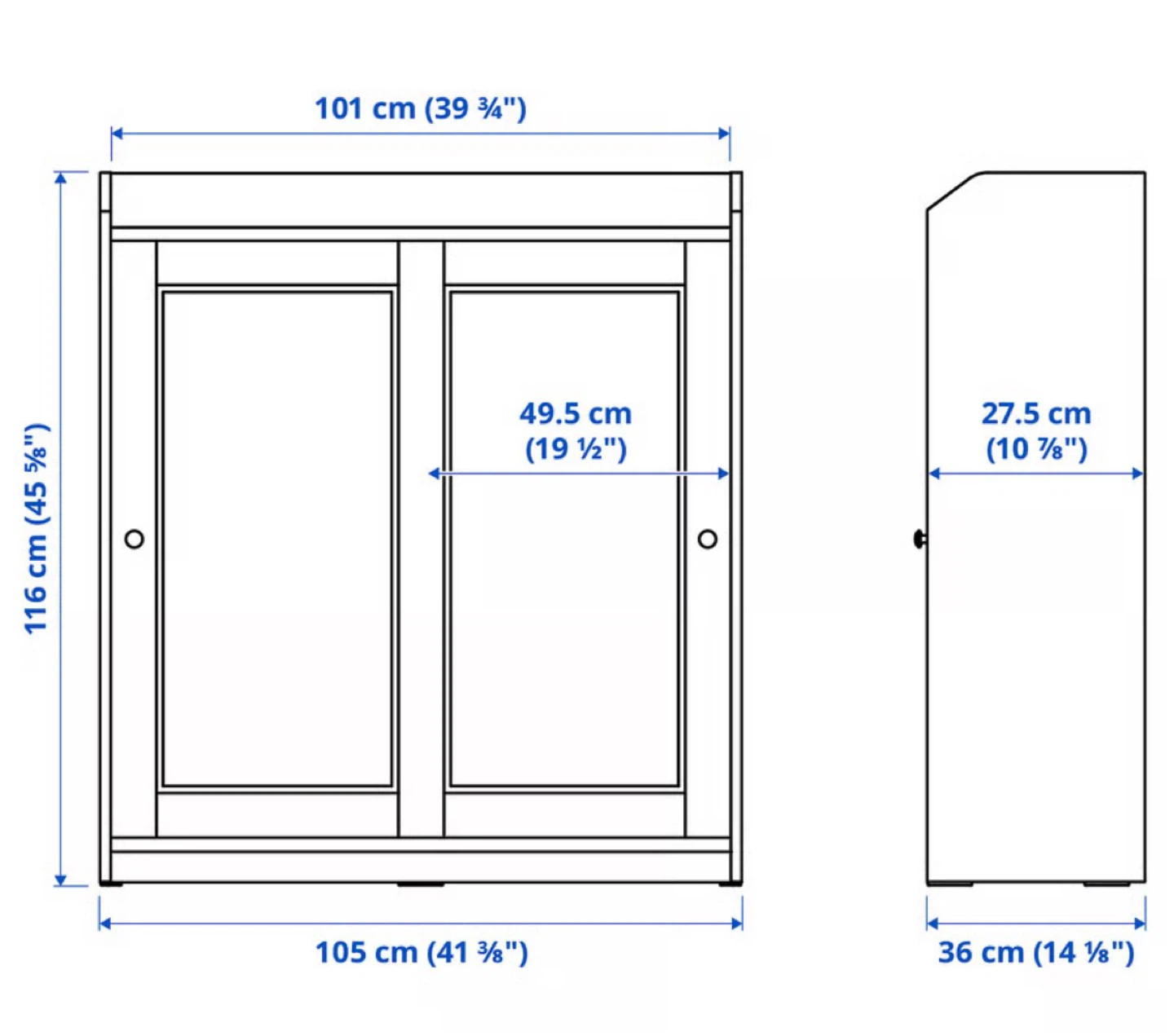 White Glass Door Cabinet - photo 2
