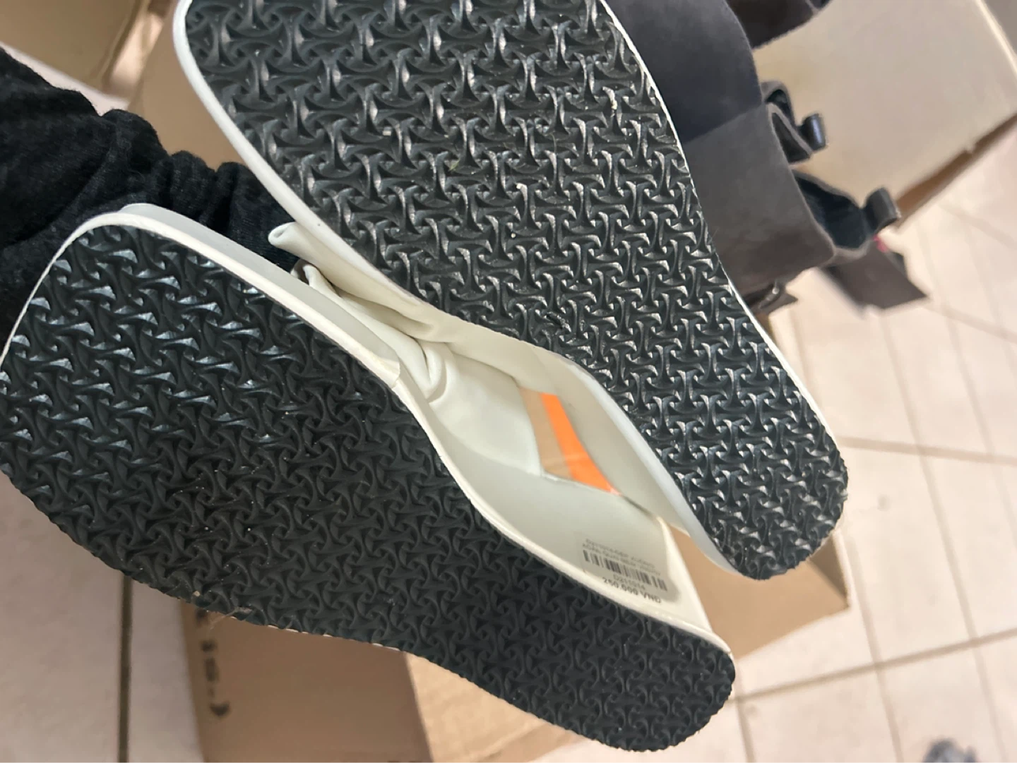 White Wedge Slide Sandals - photo 3