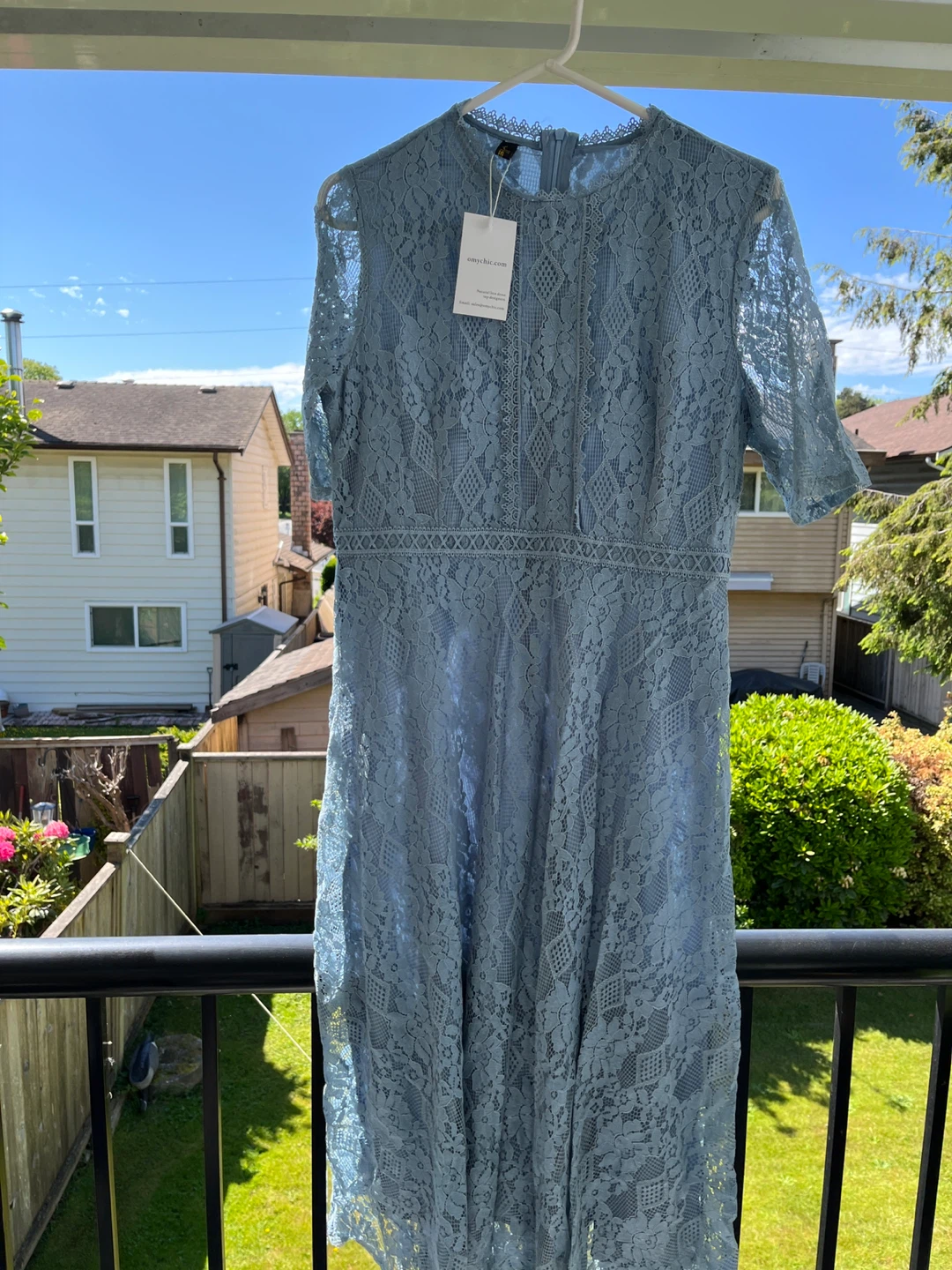Light Blue Lace Dress - photo 2
