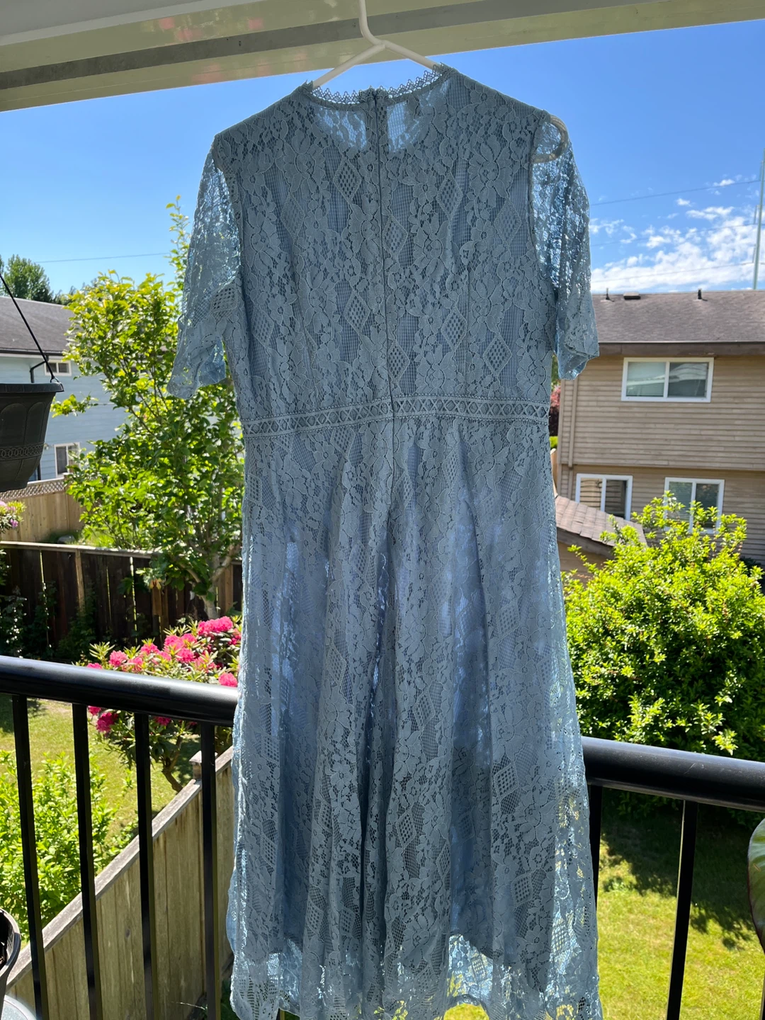 Light Blue Lace Dress - photo 4