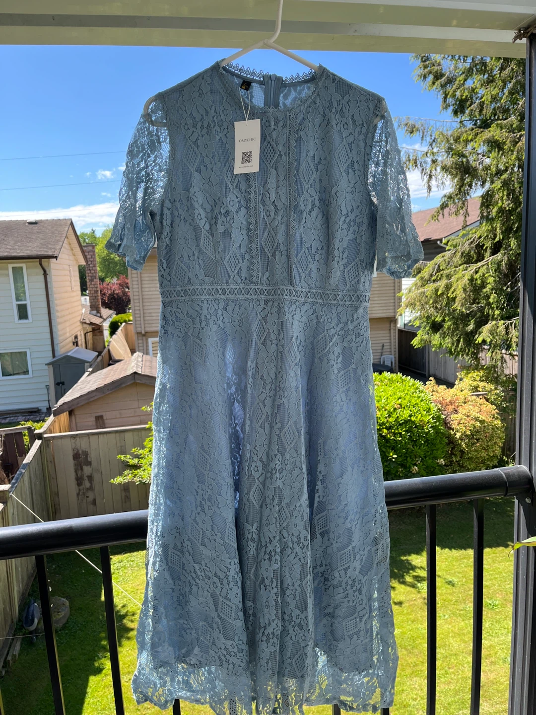 Light Blue Lace Dress