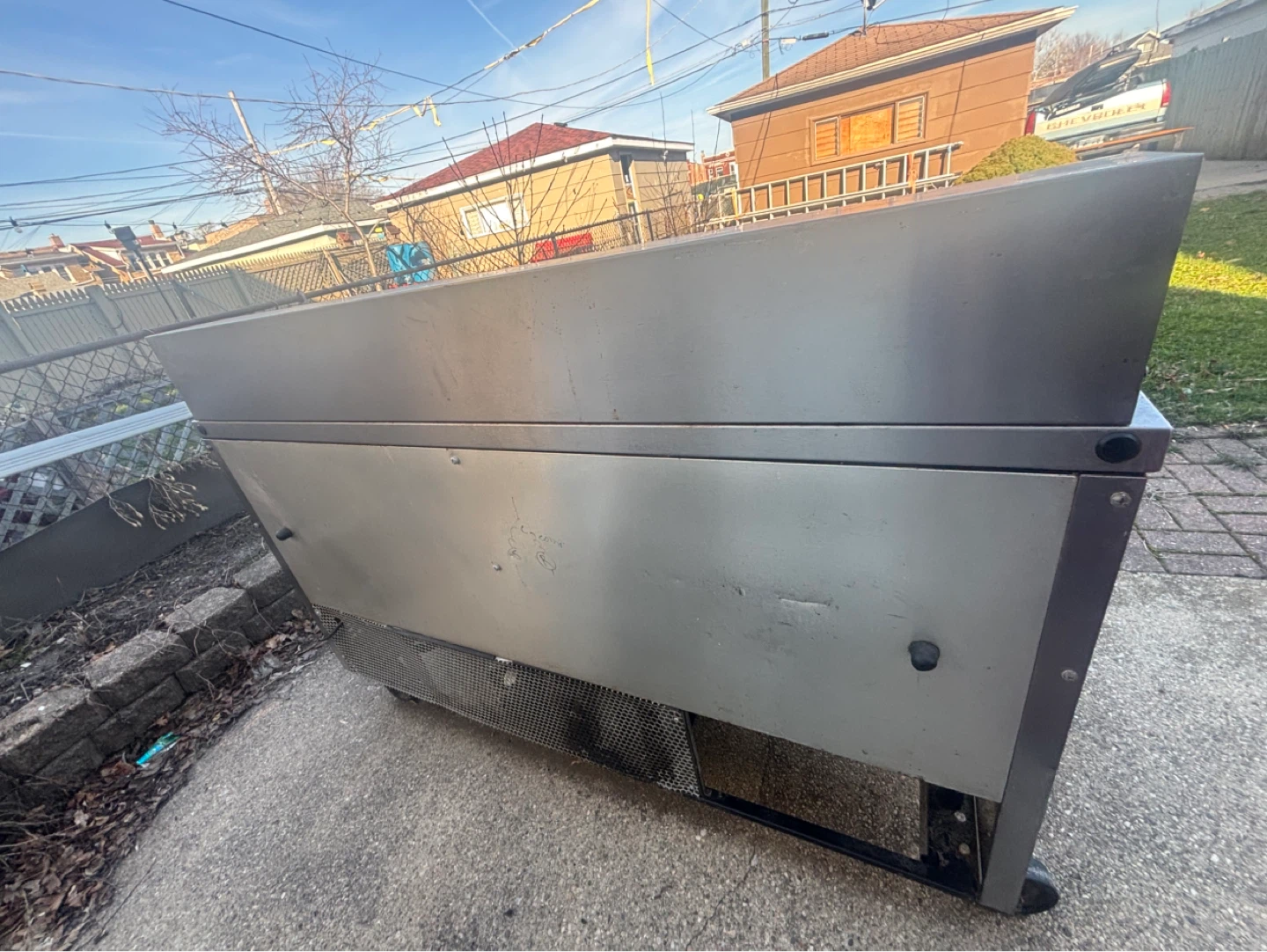 Commercial Stainless Steel Sandwich Prep Table Refrigerator - photo 2