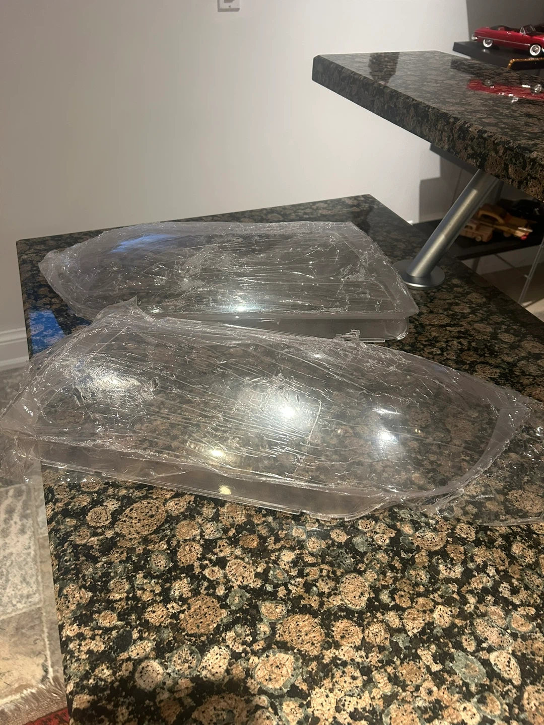 Pair of Clear Headlight Lenses