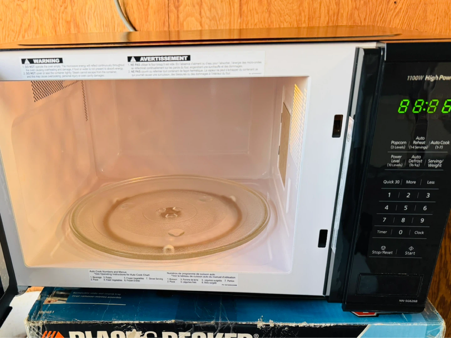 Panasonic Microwave 1100W High Power