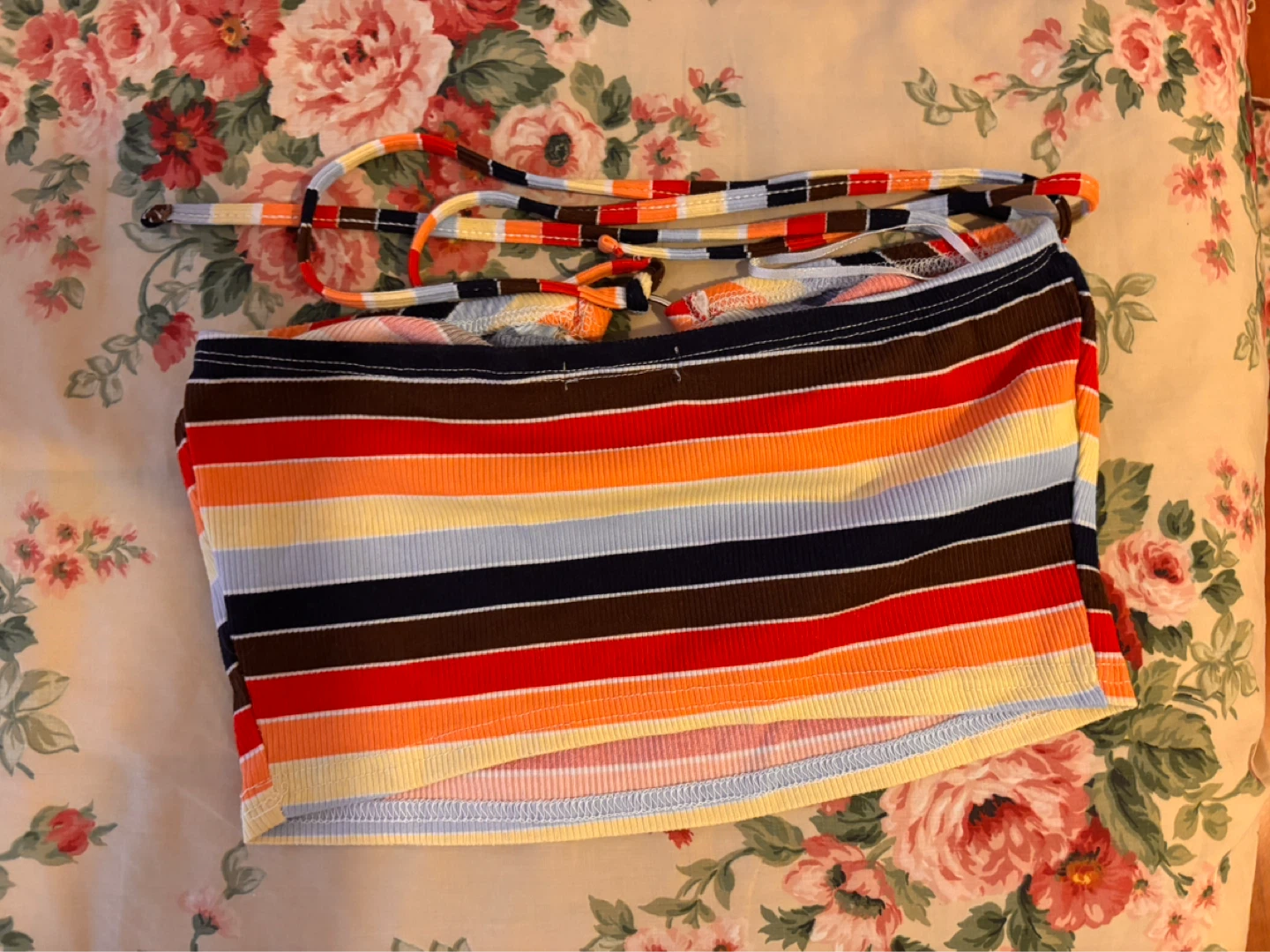 playboy sunset striped halter top - photo 2