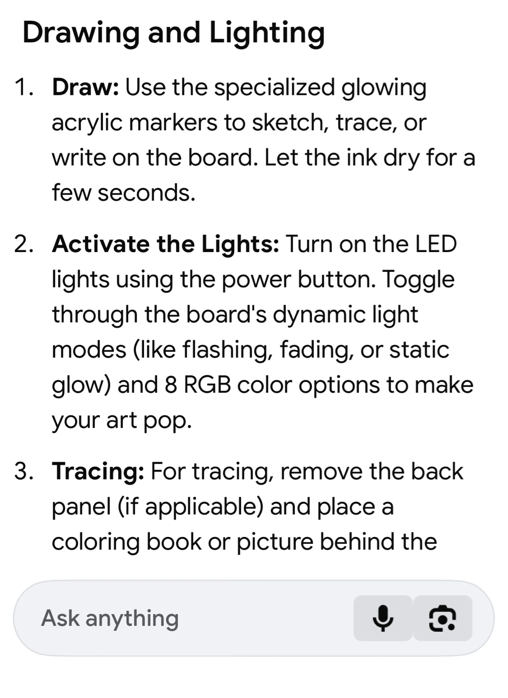 Cosmody LED Drawing Board - photo 3