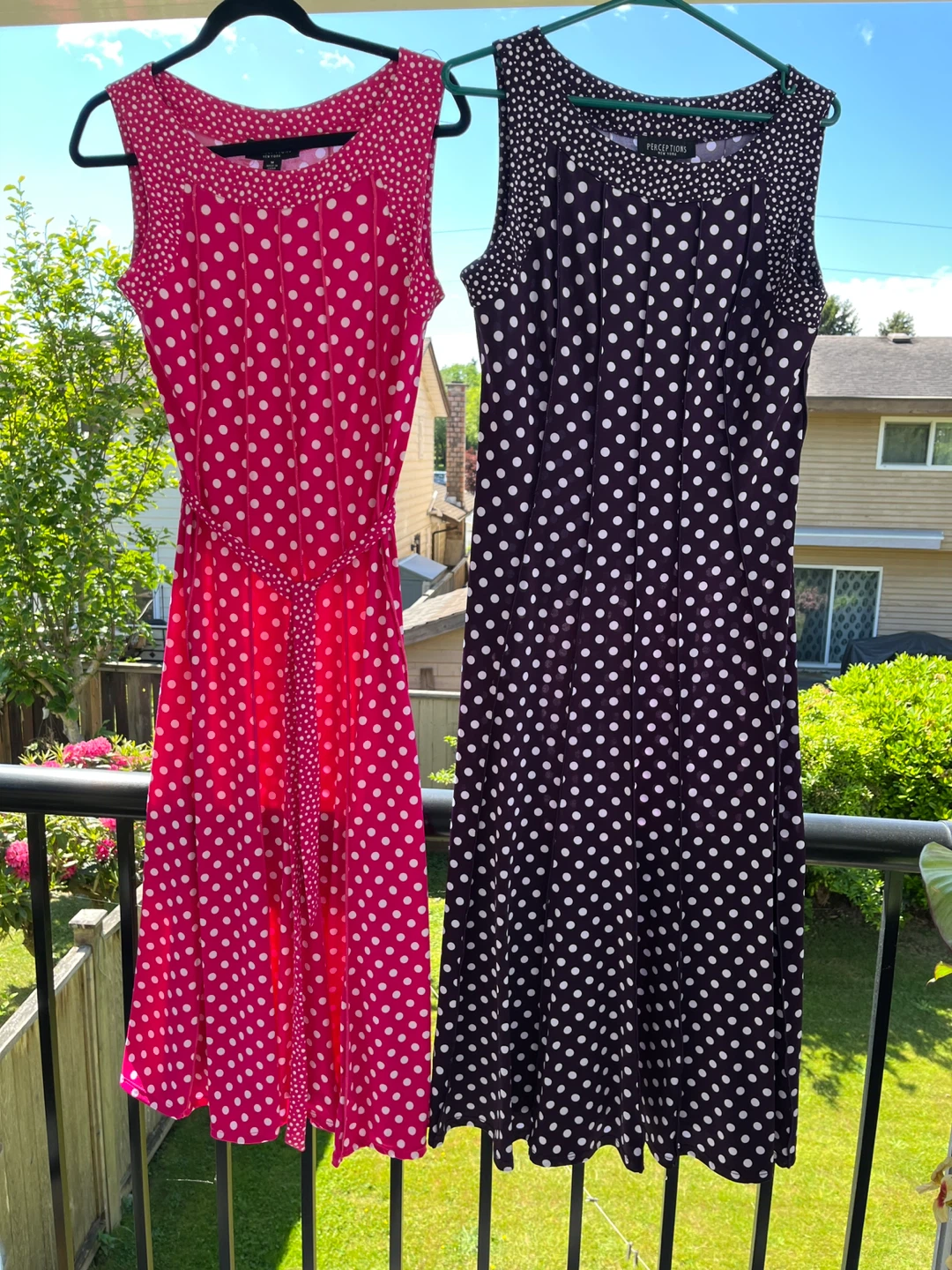 Polka Dot Dresses - Pink and Purple - photo 2