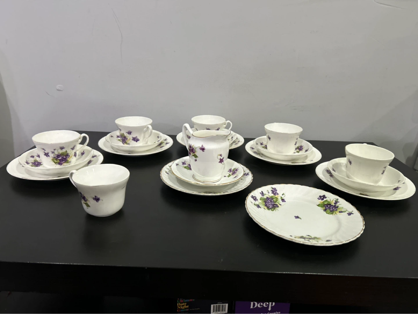 Duchess Bone China Tea Set with Side Plate and Creamer