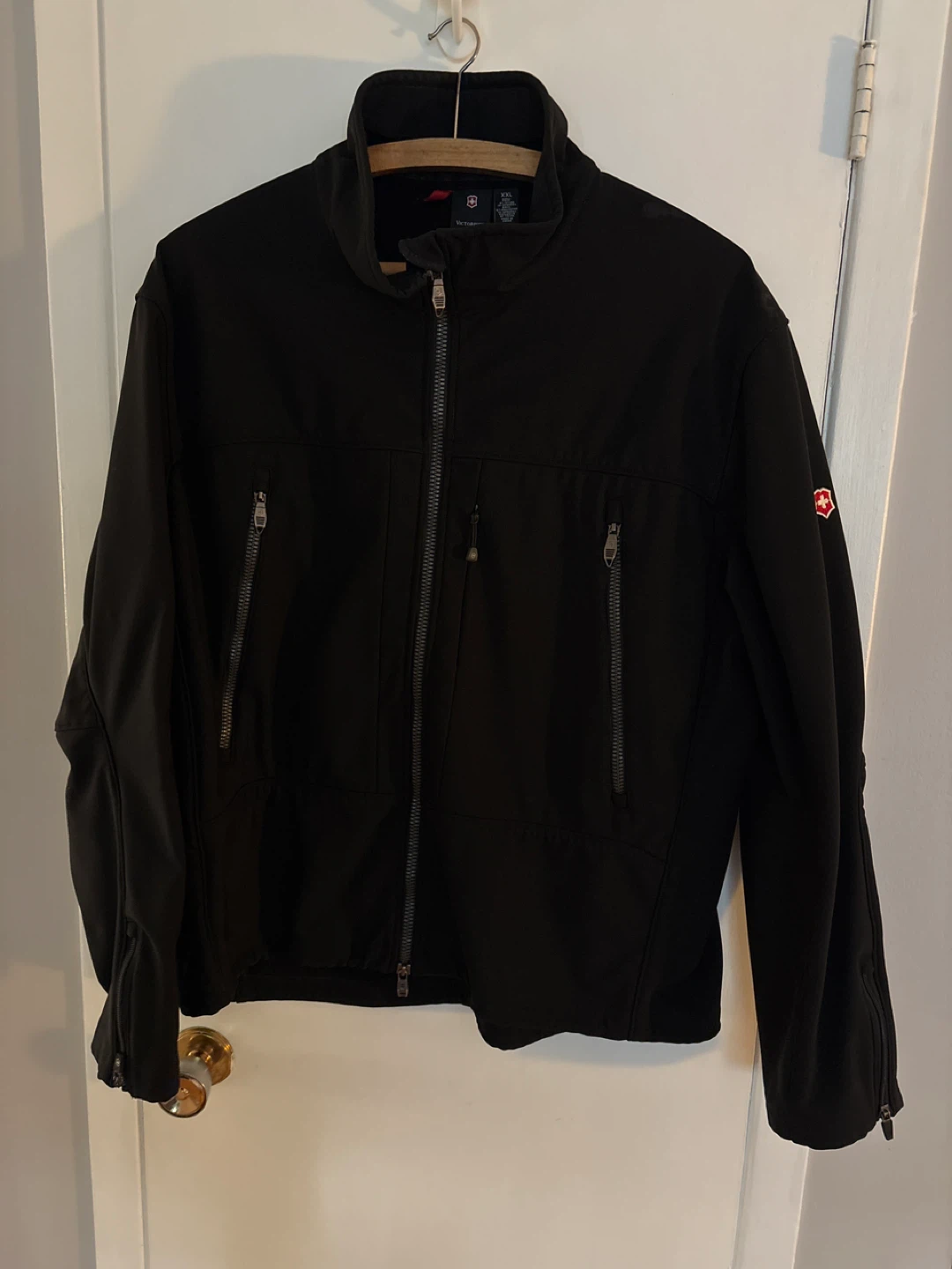 Victorinox Black Softshell Jacket XXL