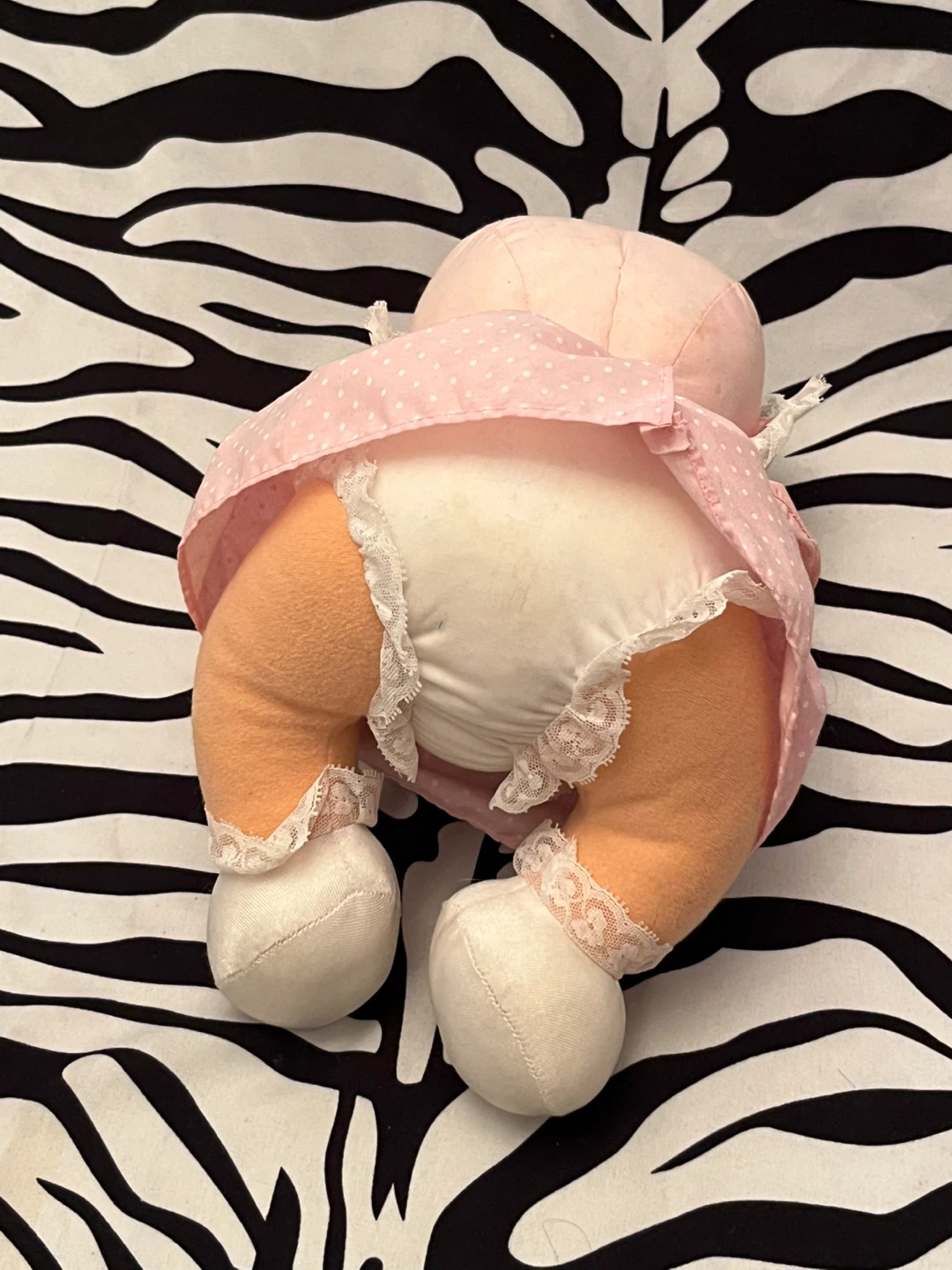 💗 1985 Hasbro Softies Baby Miss Piggy Muppet Babies plush doll 💗 - photo 4