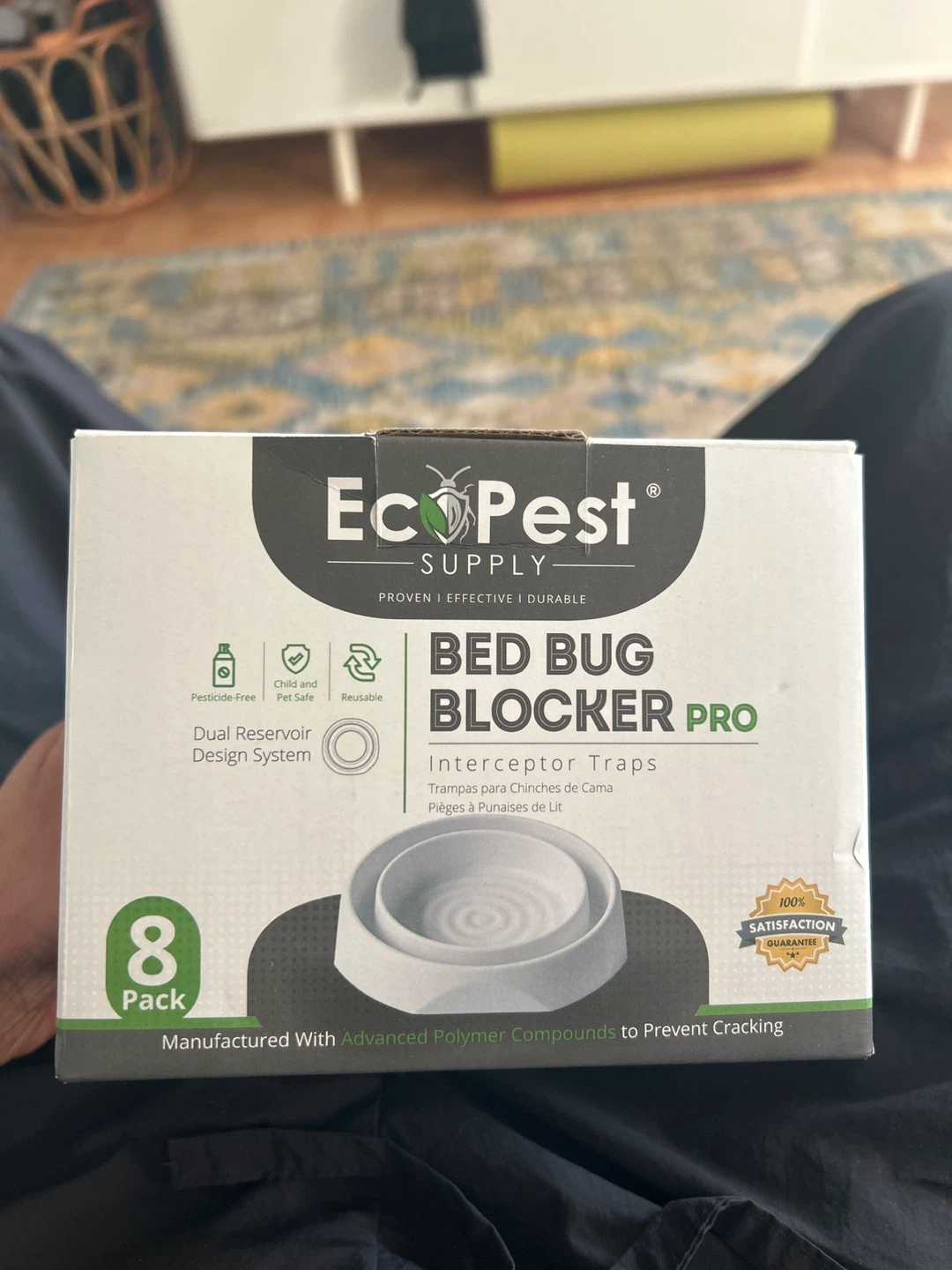 EcoPest Supply Bed Bug Blocker Pro Interceptor Traps - 8 Pack