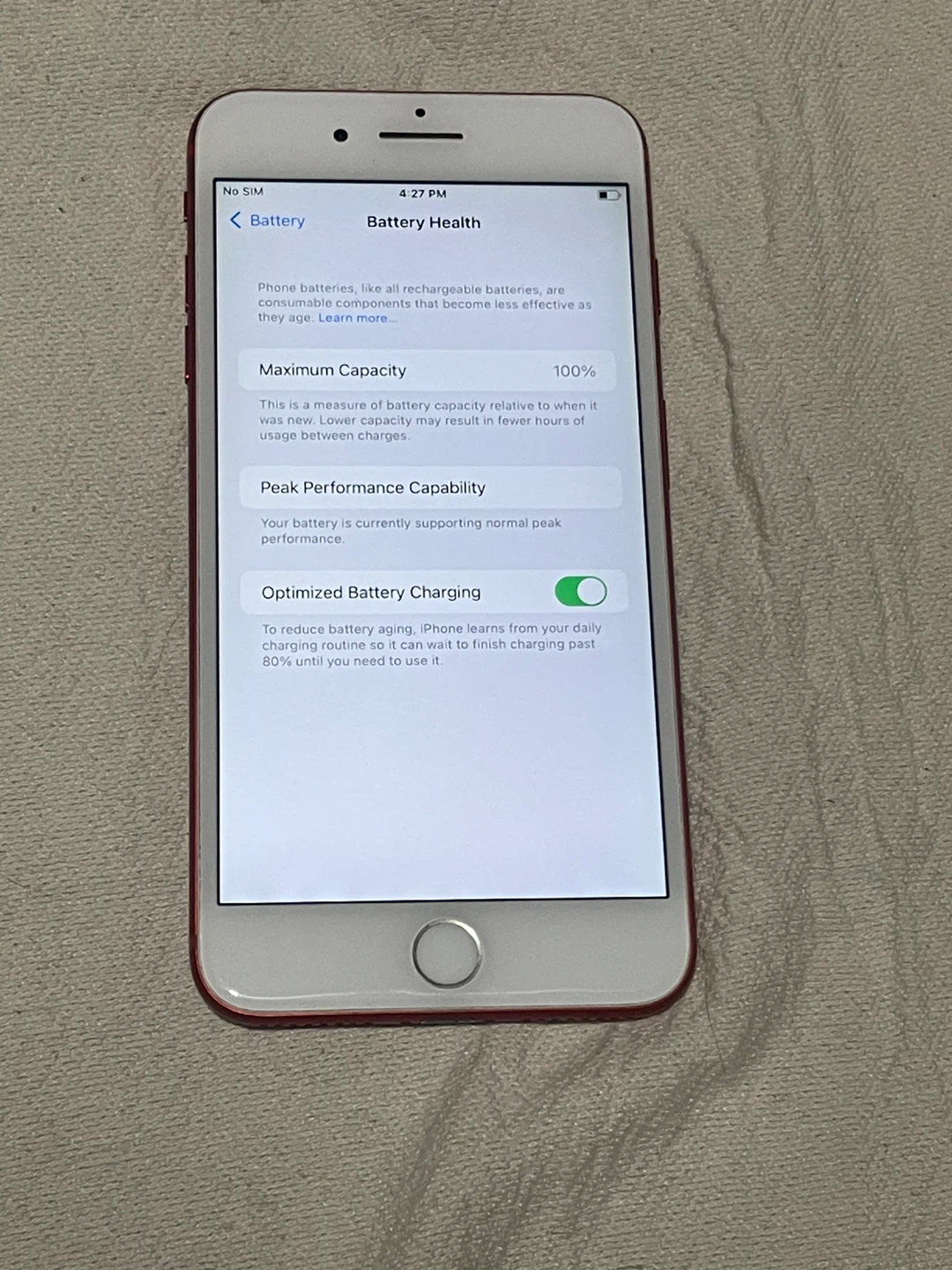 Apple iPhone 7 Plus 256gb Red Unlocked Mint Condition - photo 4