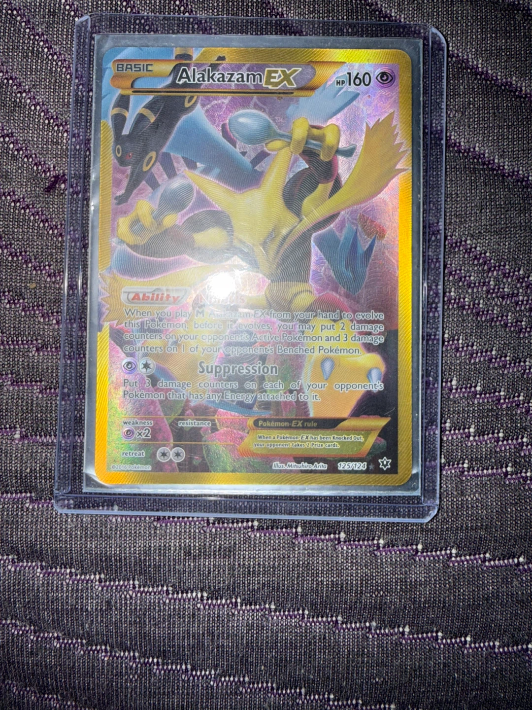 Alakazam EX Holofoil Pokémon Card #125