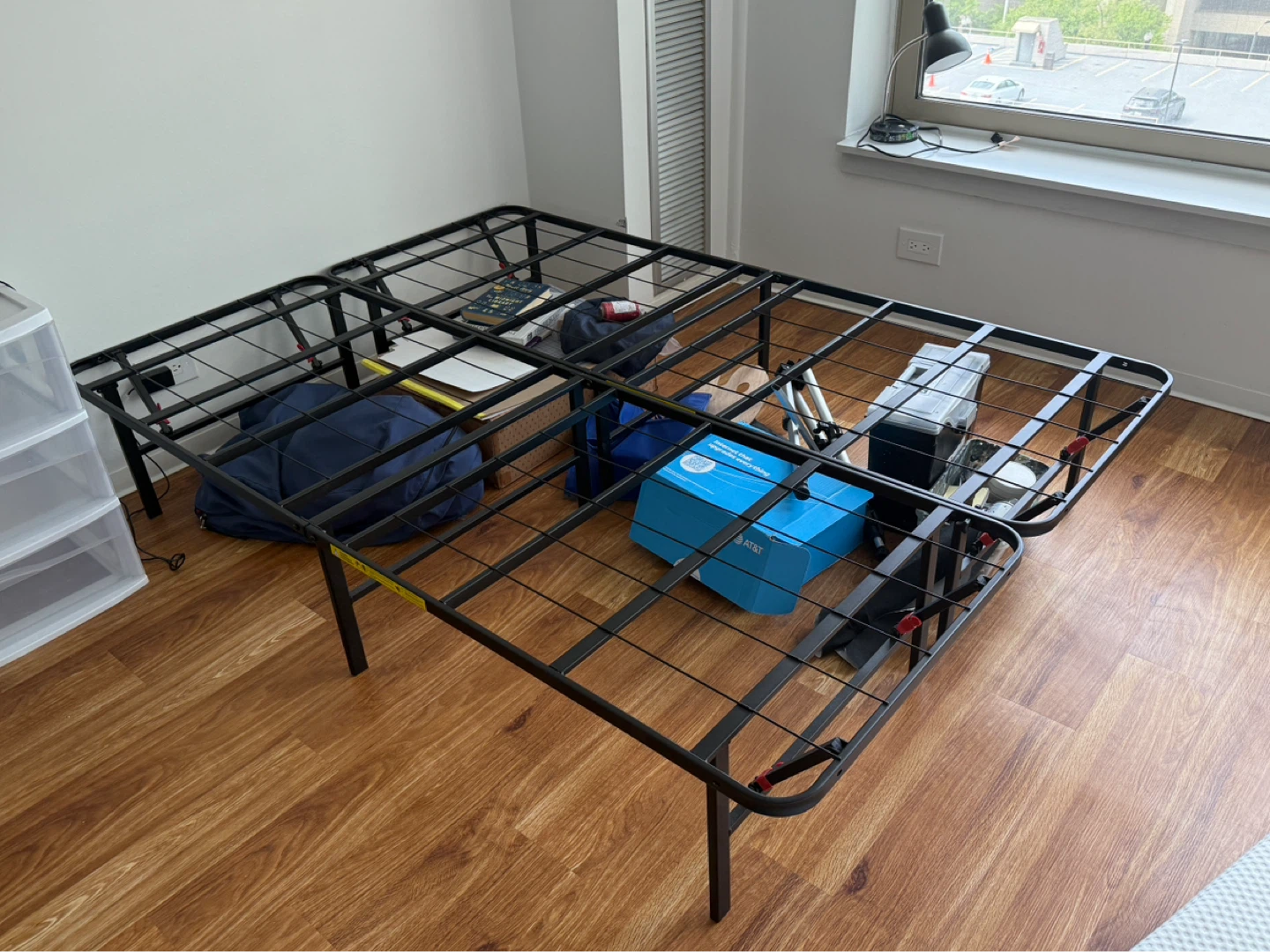 Full Size Amazon Basics Foldable Bedframe - photo 2