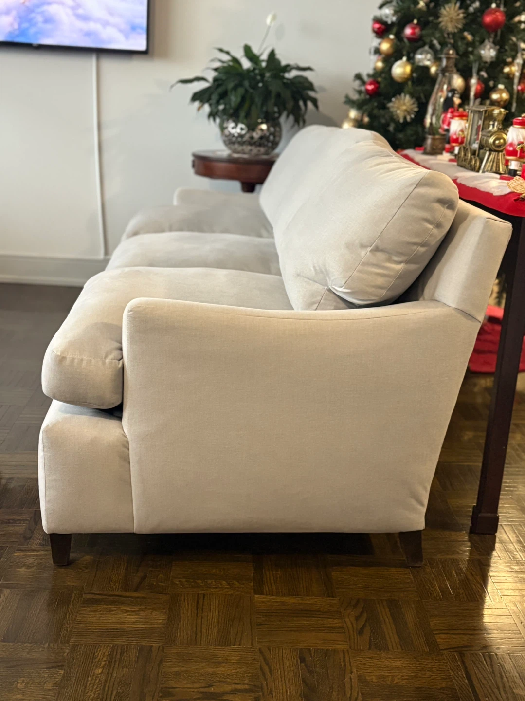 Light Grey 3-Seater Sofa - photo 2