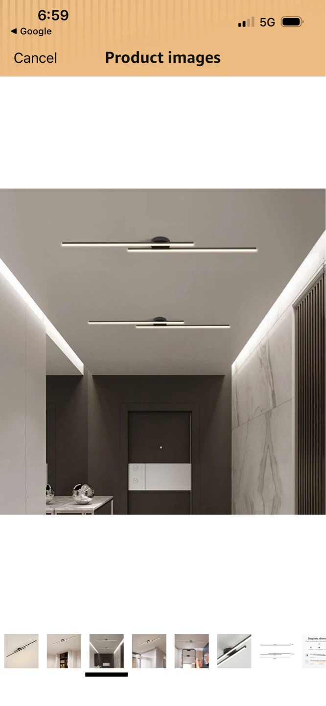 New Modern LED Ceiling Light Fixture - photo 4