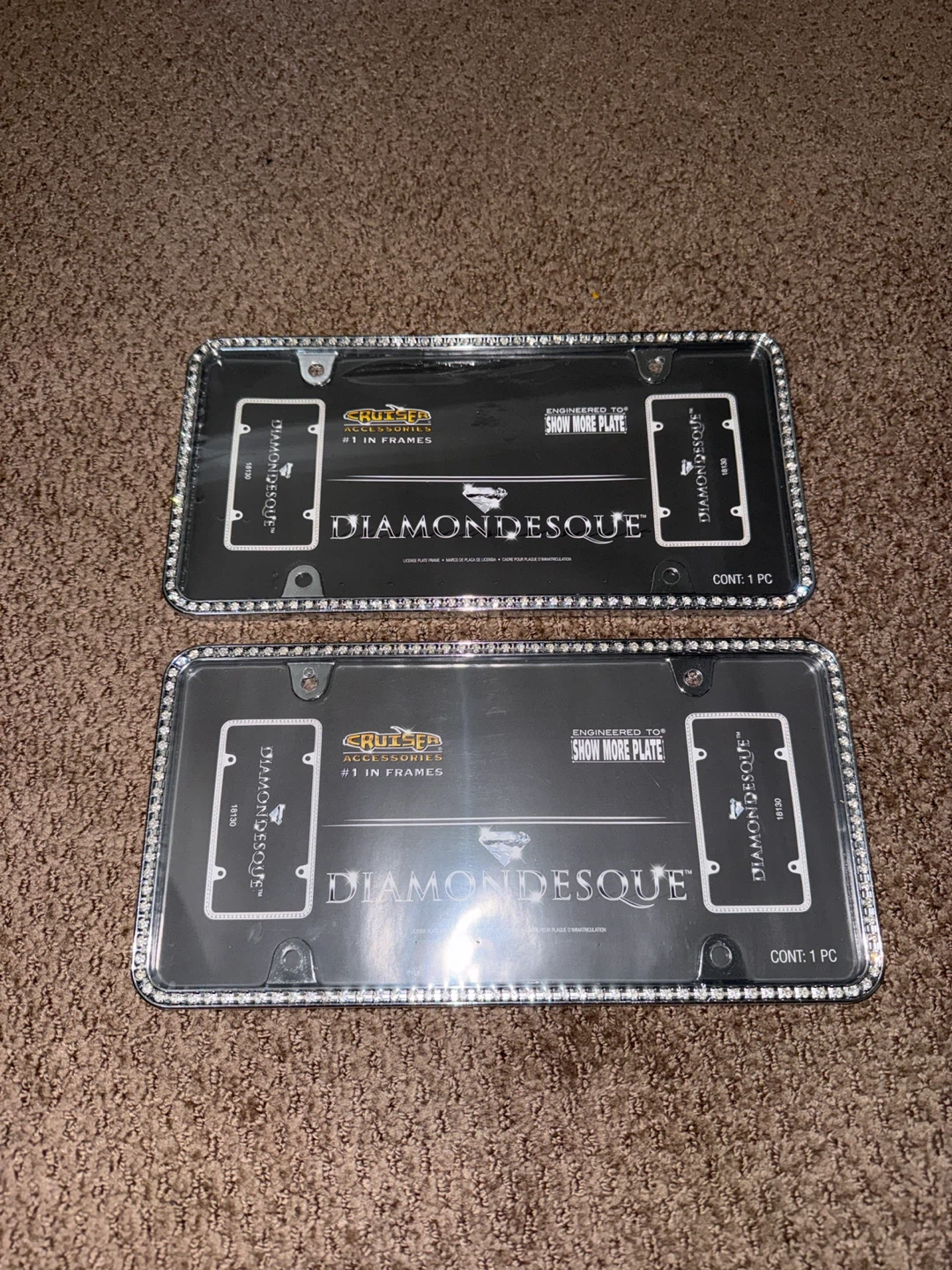 Diamondesque License Plate Frames (Set of 2) - photo 4