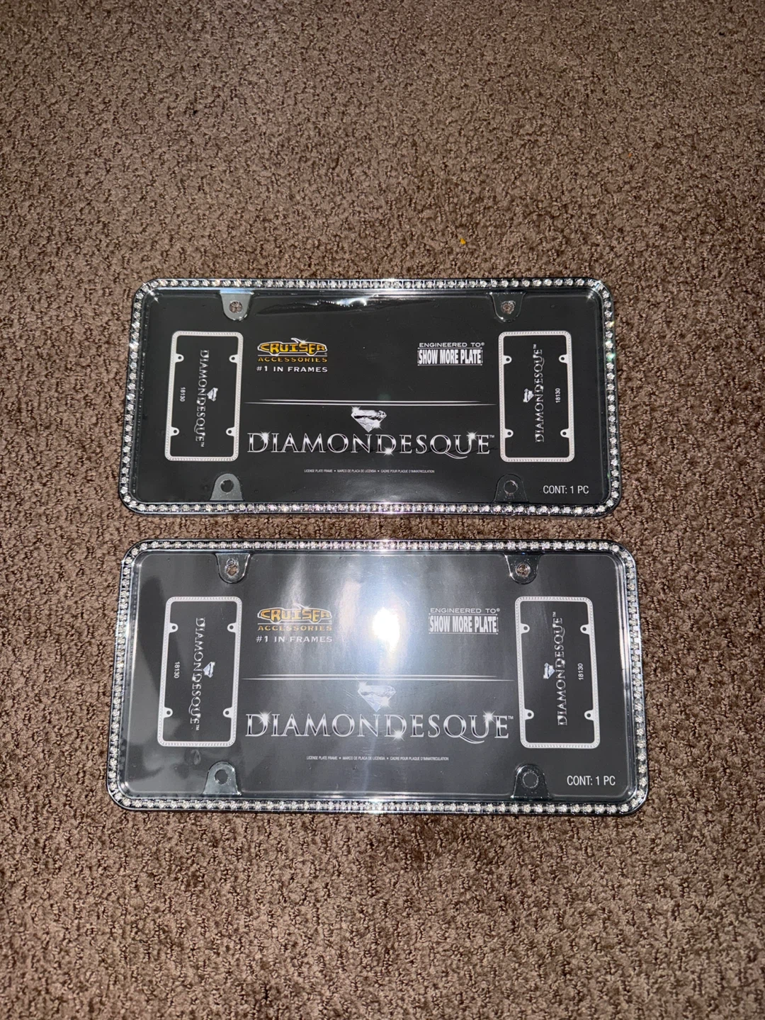 Diamondesque License Plate Frames (Set of 2) - photo 3
