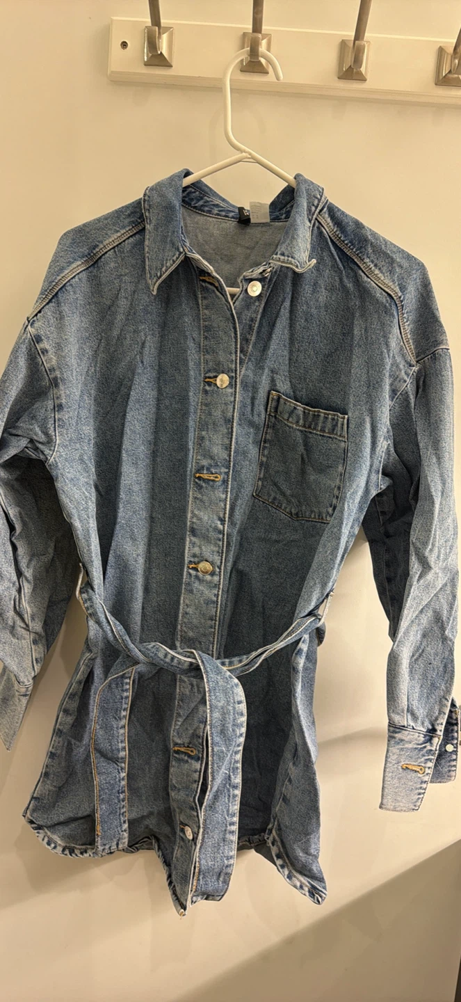 H&M Divided Denim Dress - Size M