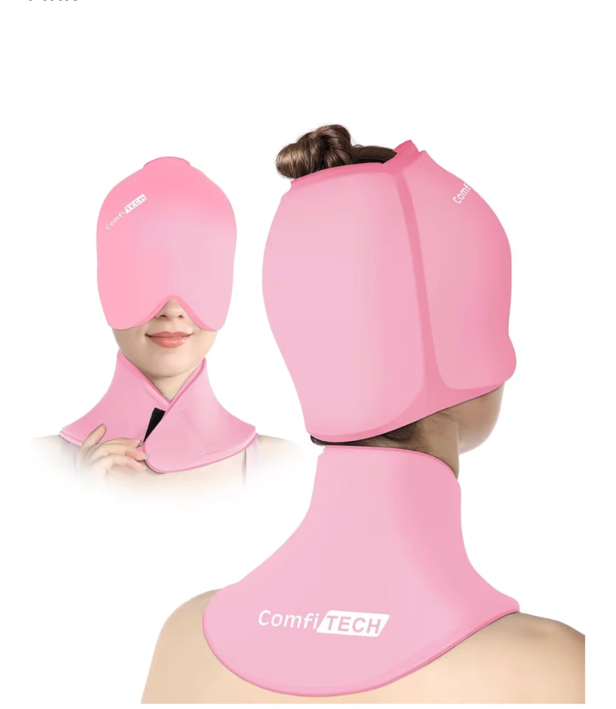 Gel Ice Pack Headache Relief Hat