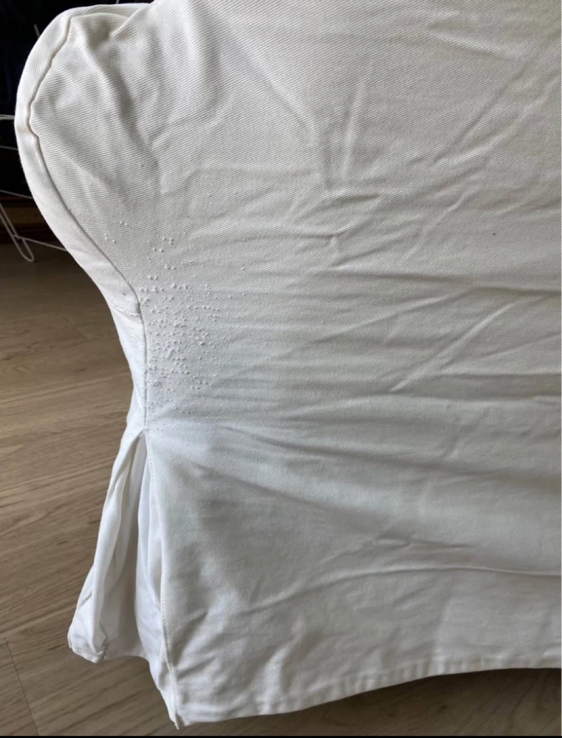 White 3-Seater Sofa with Removable covers - photo 2