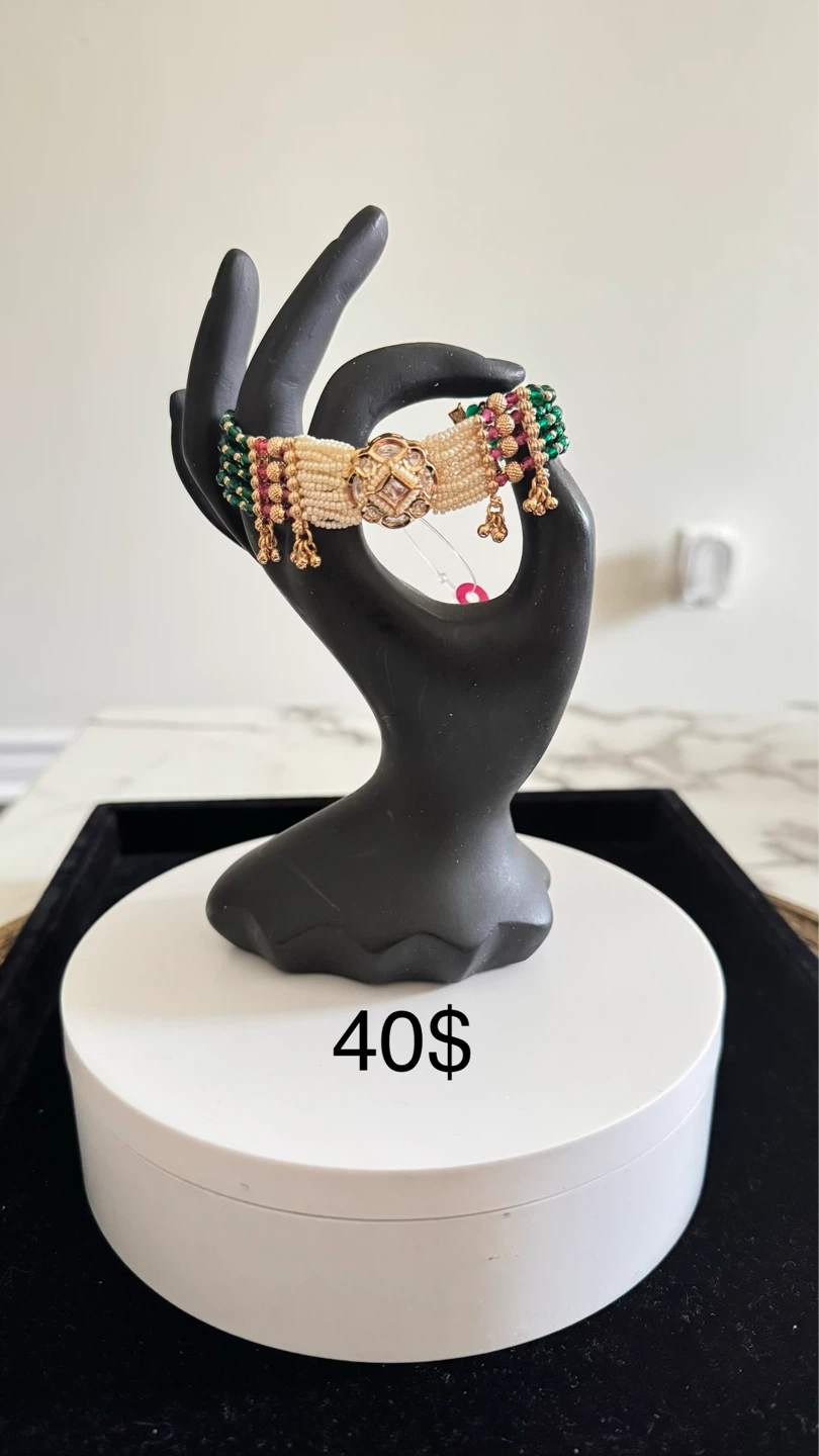 Ruby with green bracelet