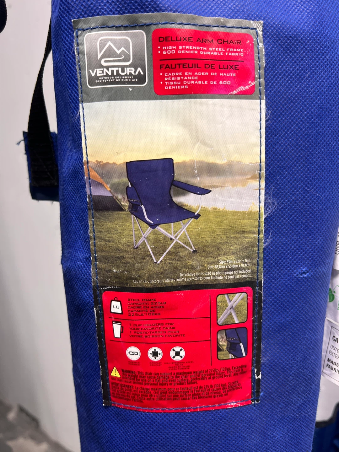 Ventura Blue Deluxe Arm Chair - photo 4