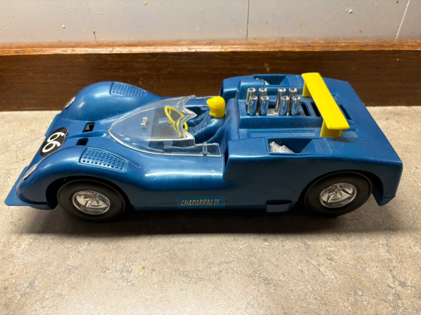 70’s Blue Chaparral 2E Race Car Toy